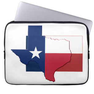 Capa Para Notebook Computador Patriótico Mapa de Sinalizador TEXAS