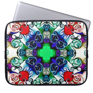 Capa Para Notebook Computer graphics. Illustration of an abstract flo