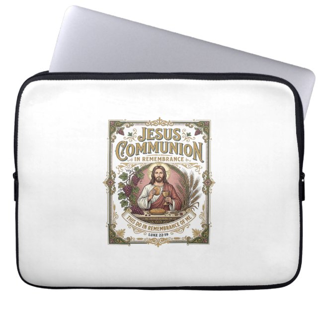 Capa Para Notebook Comunhão de Jesus Comunhão de Jesus Fé Cristã Vi (Frente)