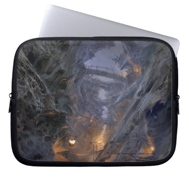 Capa Para Notebook Conceito de Cidade de Goblin - Pontes (Frente)