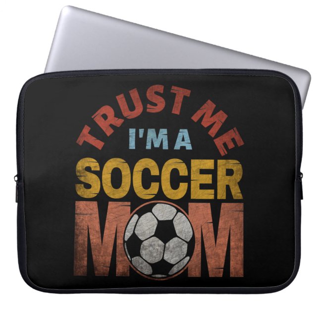 CAPA PARA NOTEBOOK CONFIE EM MIM SOU UMA MÃE DE FUTEBOL (Frente)