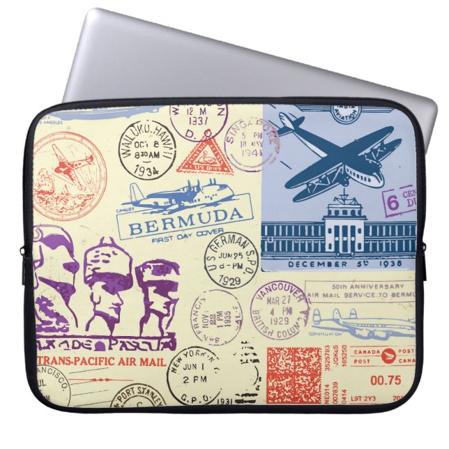 Capa Para Notebook Conjunto de Decretos do Carimbo do Documento Vinta (Frente)