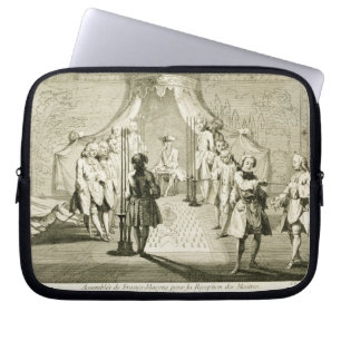 Capa Para Notebook Conjunto de pedreiro livres para a iniciação do