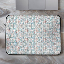 Capa Para Notebook Conjuntor - círculos, retângulos e quadrados