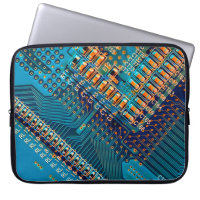 Conselho de circuito eletrônico fechar. computador