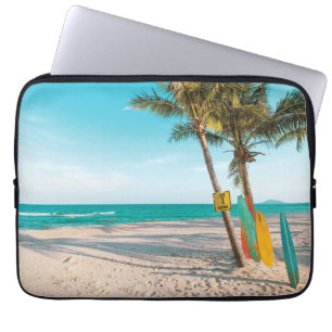 Capa Para Notebook Conselhos de surf no travesseiro decorativo de pra