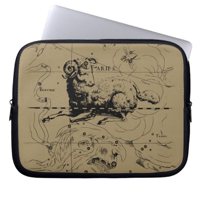 Capa Para Notebook Constelação de Aries Hevelius 1690 março 21 - Abr1 (Frente)