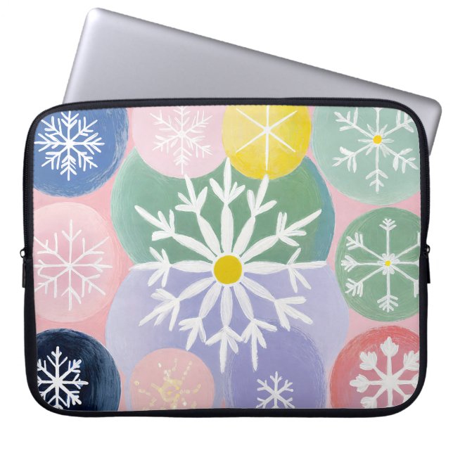 Capa Para Notebook Constelações de Floco de Neve (Frente)
