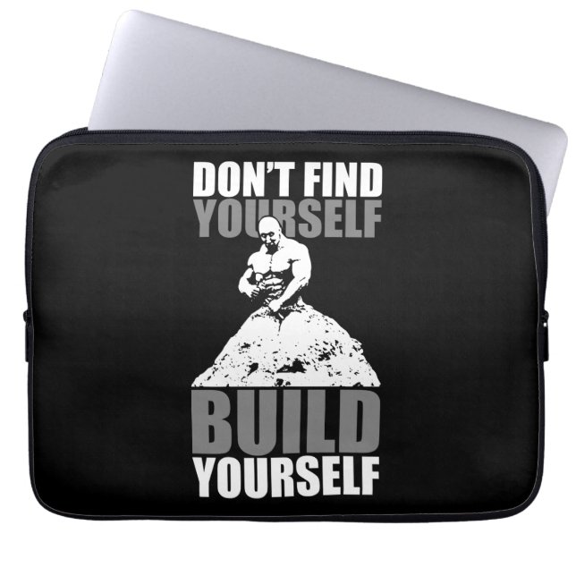 Capa Para Notebook Construa-se - Motivação de Workout de Criação de P (Frente)