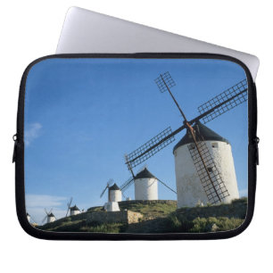 Capa Para Notebook Consuegra, La Mancha, Espanha, moinhos de vento 2