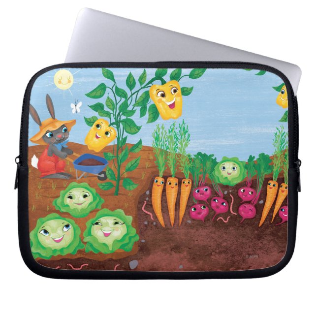 Capa Para Notebook Contagem-Jardim do tempo (Frente)