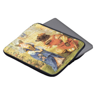 Capa Para Notebook Conto de Fadas Vintage, A Bela e a Fera