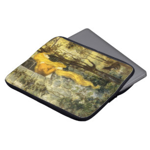 Capa Para Notebook Conto de Fadas Vintage, Rapunzel com Cabelo Loiro