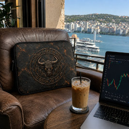 Capa Para Notebook Controle É Ver a Oportunidade | Touro de Brasa Esc