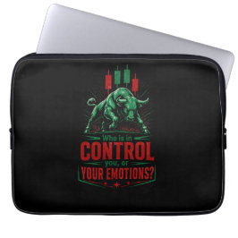 Capa Para Notebook Controle Suas Emoções Touro Mentalidade de Negocia