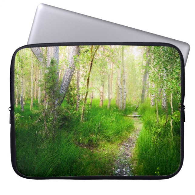 Capa Para Notebook Convict Lake Aspen Meadow Laptop Pouch Nature Art (Frente)