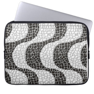 Capa Para Notebook Copacabana Sidewalk Brazilian pattern