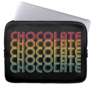 Capa Para Notebook Cor Arco-Íris do Chocolate Retroativo