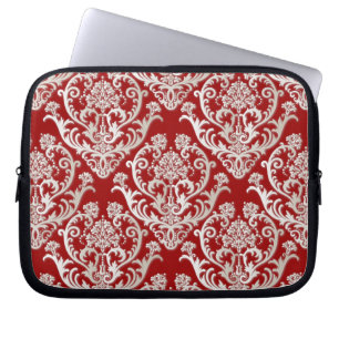 Capa Para Notebook Cor damasco Branca de Pearl, Garganta