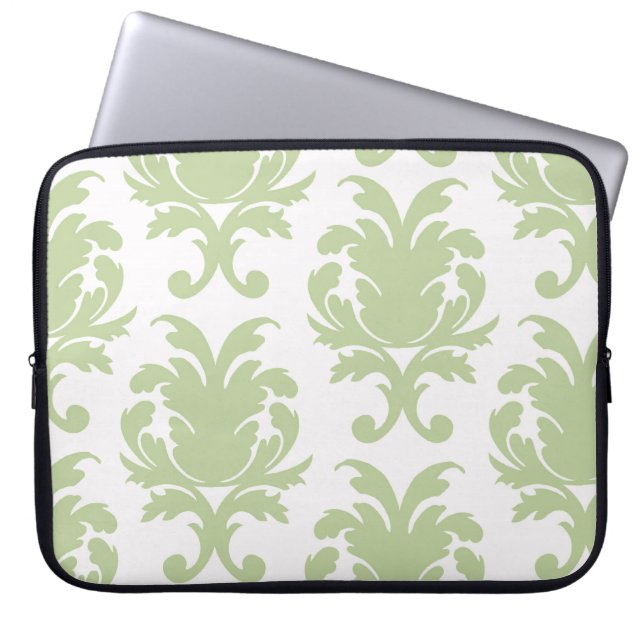 Capa Para Notebook cor damasco verde-forte-grande (Frente)
