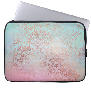 Capa Para Notebook Cor-de-água esbelta do rosa pintinho moderno