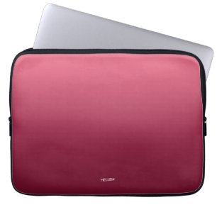 Capa Para Notebook Cor-de-rosa gradiente Personalizada