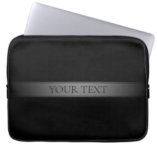 Capa Para Notebook Cor Editável de Faixa de Gradiente Elegante Simple