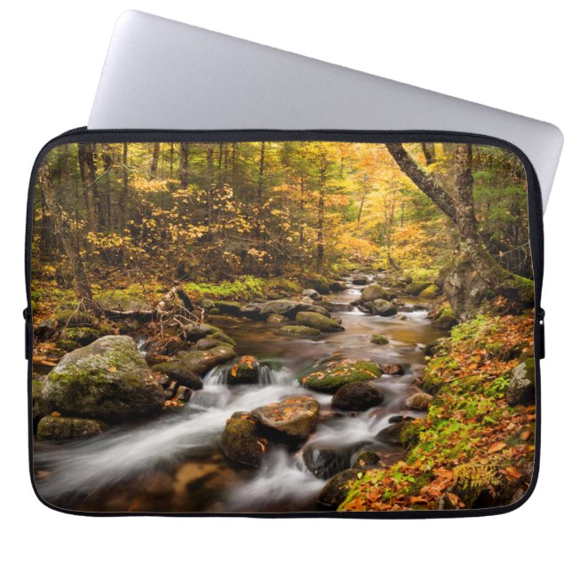 Capa Para Notebook Cor Jefferson Brook Outono | Montanhas Brancas (Frente)
