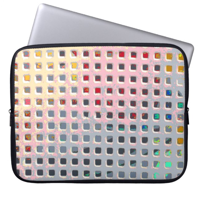 Capa Para Notebook Cor na Grade (Frente)