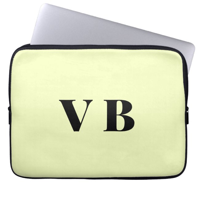 Capa Para Notebook cor personalizada pastel simples mínima sólida per (Frente)