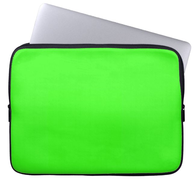 Capa Para Notebook Cor Sólida Neon Verde (Frente)