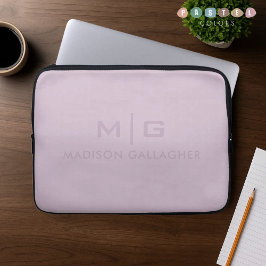 Capa Para Notebook Cor Sólida Roxa Lavanda Pastel Luz Suave