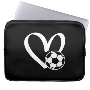 Capa Para Notebook Coração da Bola do Futebol