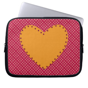 Capa Para Notebook Coração Decorativo