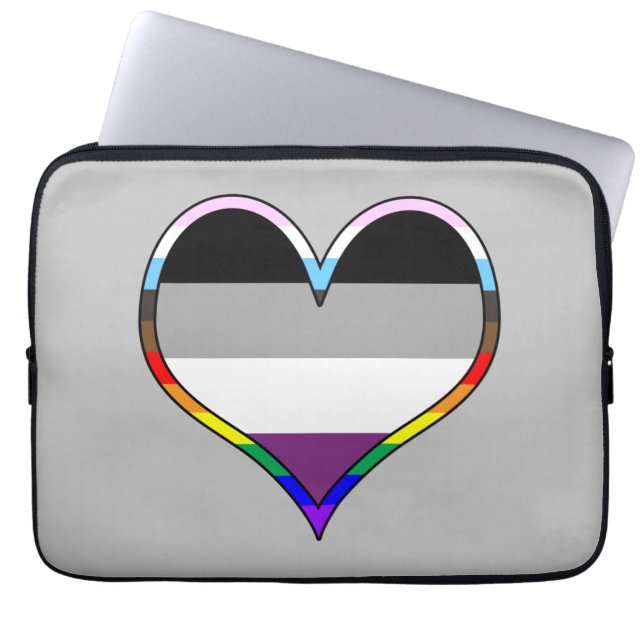 Capa Para Notebook Coração do Orgulho Ace (Frente)