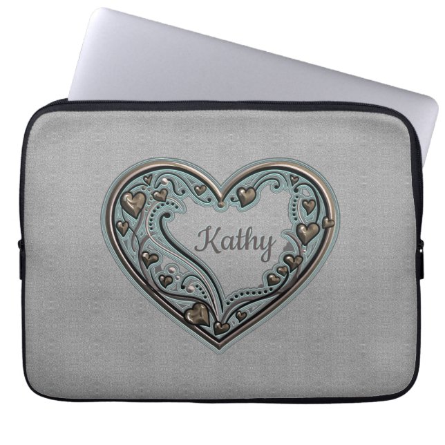 Capa Para Notebook Coração Movido Antigo (Frente)