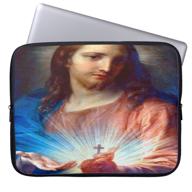 Capa Para Notebook Coração Sagrado de Jesus (Frente)