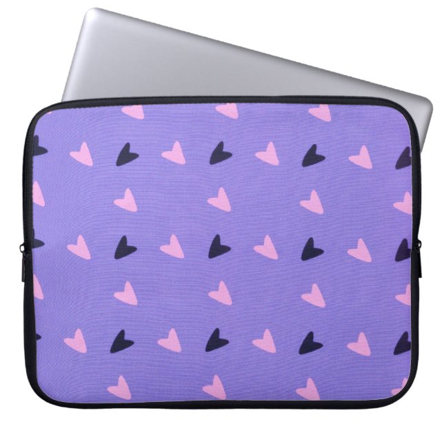 Capa Para Notebook Corações (Frente)