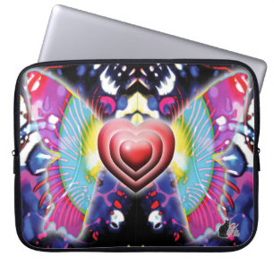 Capa Para Notebook Corações De Grelhas