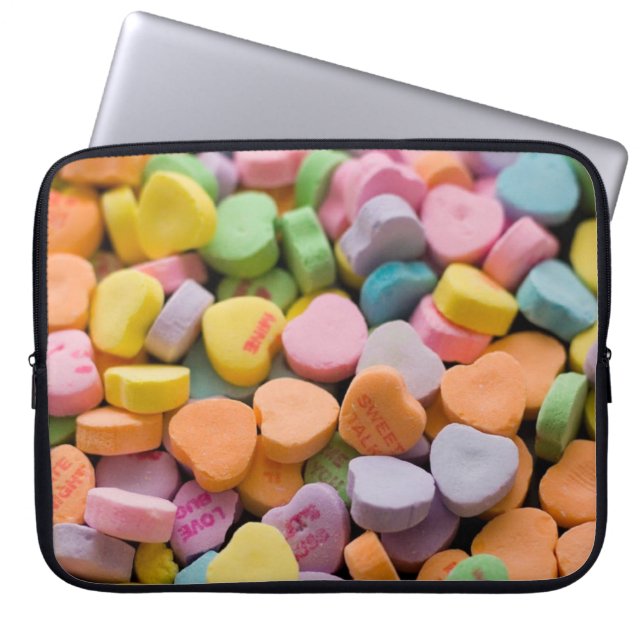 Capa Para Notebook CORAÇÕES DO CANDY DO namorados (Frente)