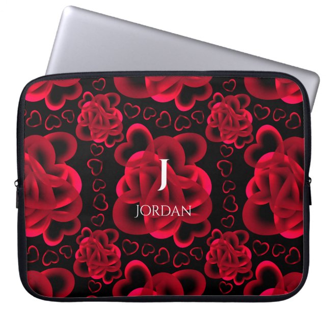 Capa Para Notebook Corações Inteiro Padrão (Frente)