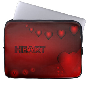 Capa Para Notebook Corações protegidos -