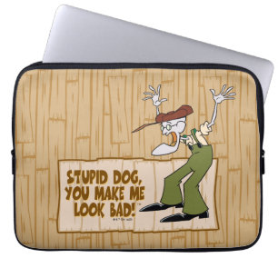 Capa Para Notebook Coragem ao Cachorro Você Me Faz Parecer Mal!