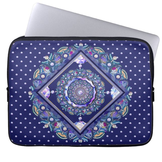 Capa Para Notebook Corante azul (Frente)