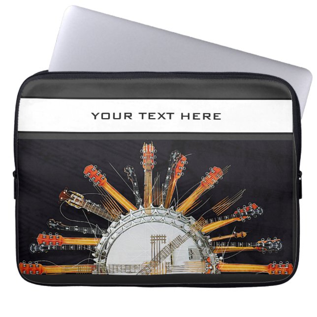 CAPA PARA NOTEBOOK CORDAS DE VIOLÃO AO SOL (Frente)