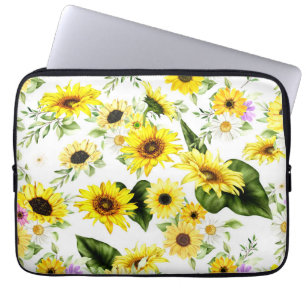 Capa Para Notebook Cores d'água Girassol 7