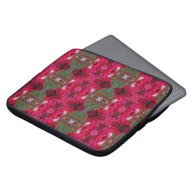 Capa Para Notebook Cores de Feriado Caleidoscópio (Frente Topo)
