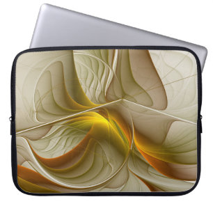 Capa Para Notebook Cores de metais de Precioso, arte fractal Abstrato
