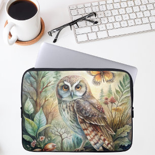 Capa Para Notebook Coruja Boêmia da Floresta