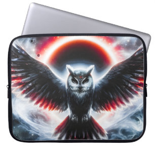 Capa Para Notebook Coruja Celestial Cósmica Mística